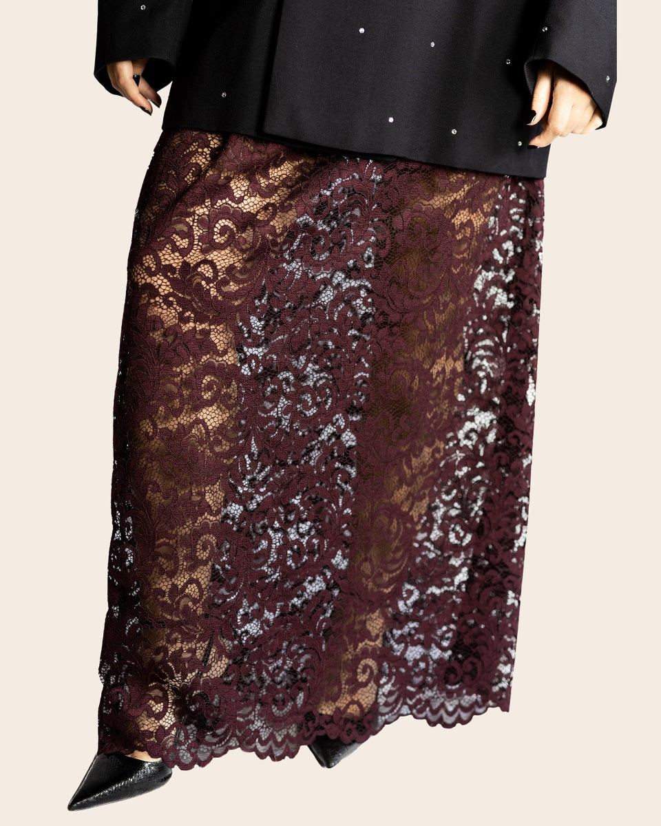 GONNA IN PIZZO BORGOGNA