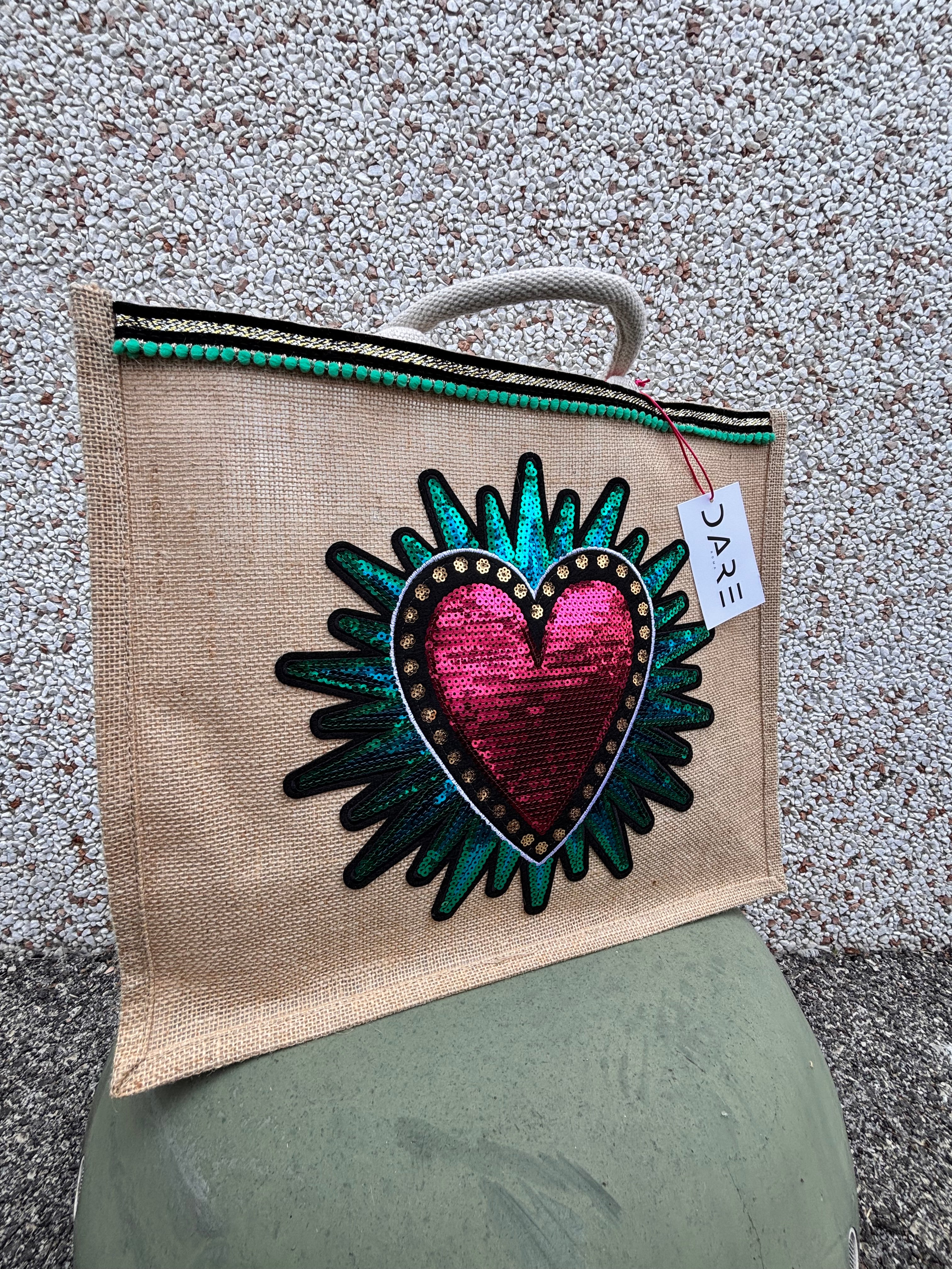 Borsa Juta Big - Cuore