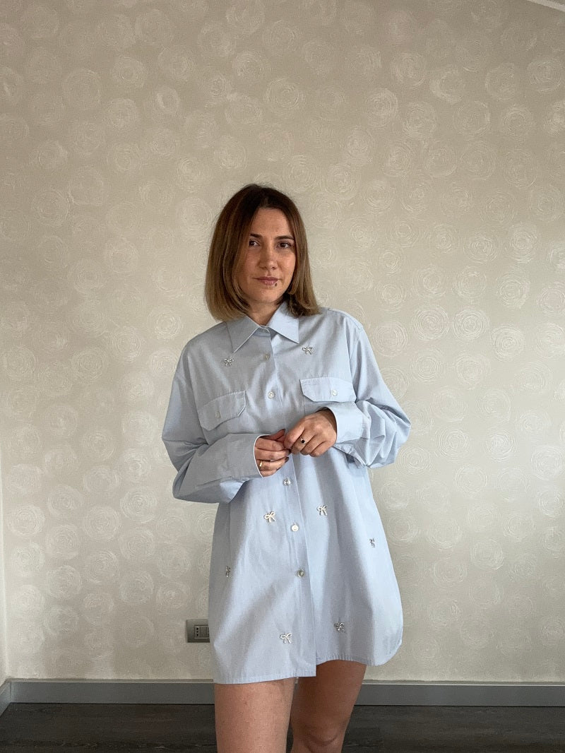 CAMICIA CANDY CELESTE