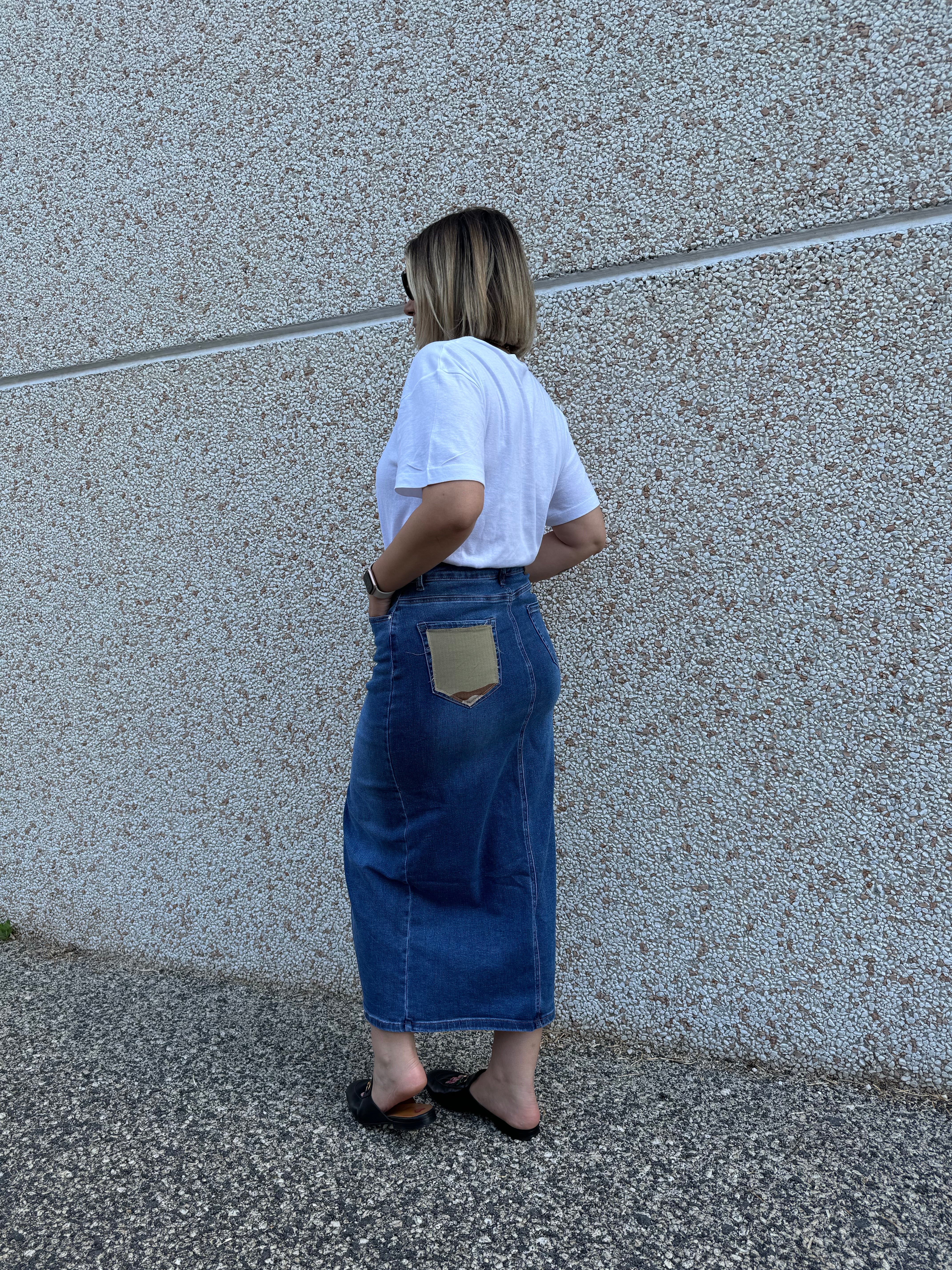 GONNA DENIM MIDI