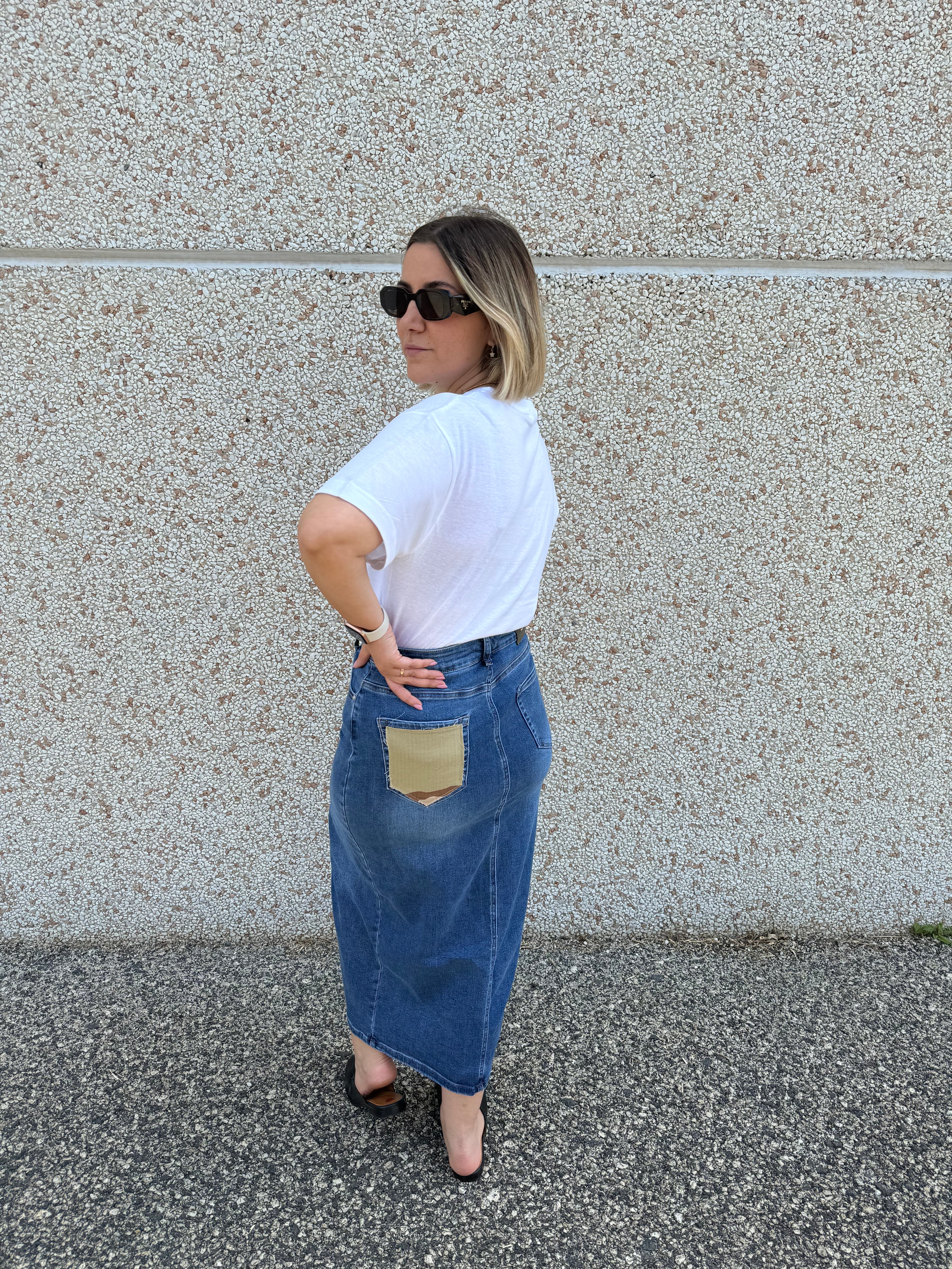 GONNA DENIM MIDI