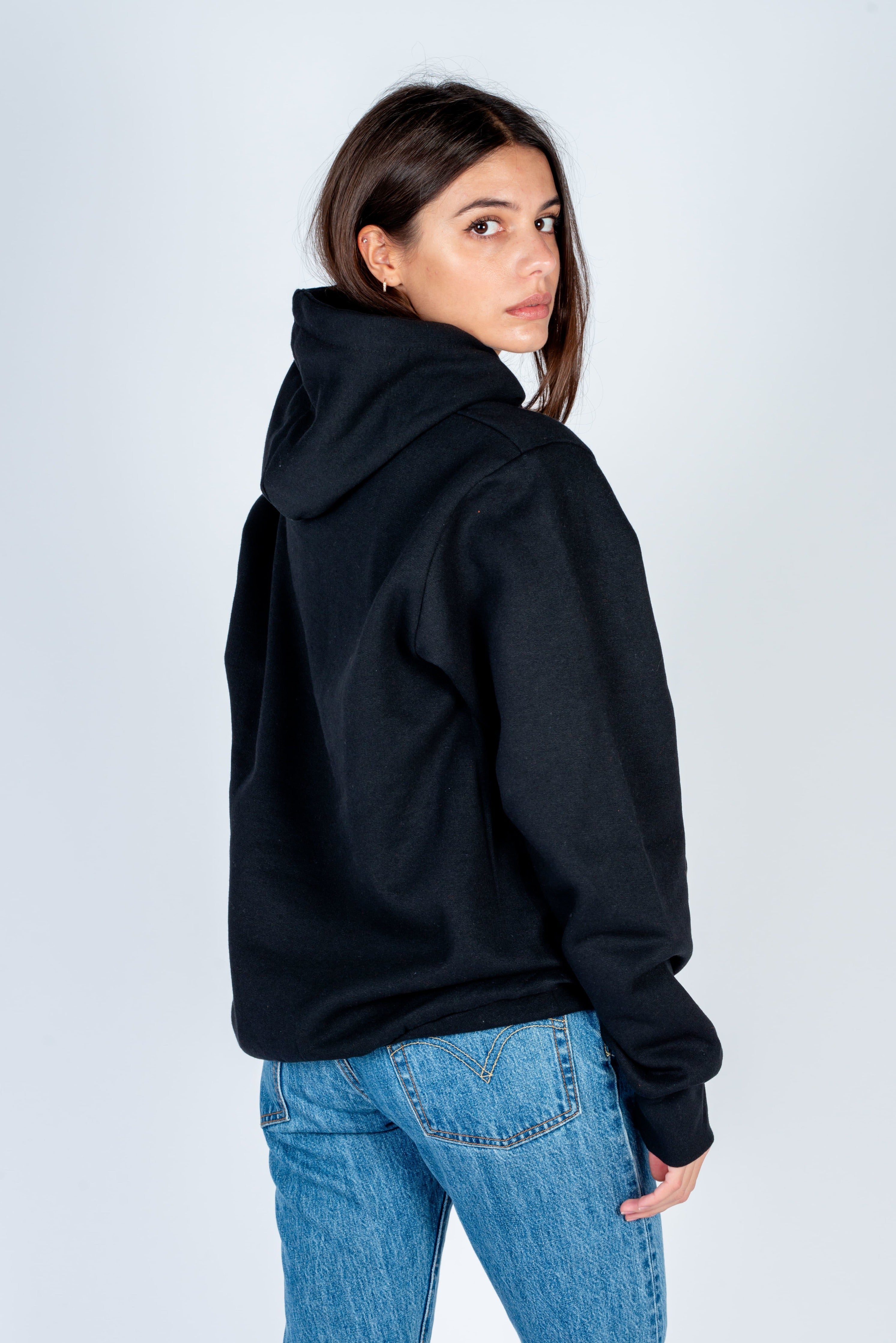 Hoodie with triple DARE logo