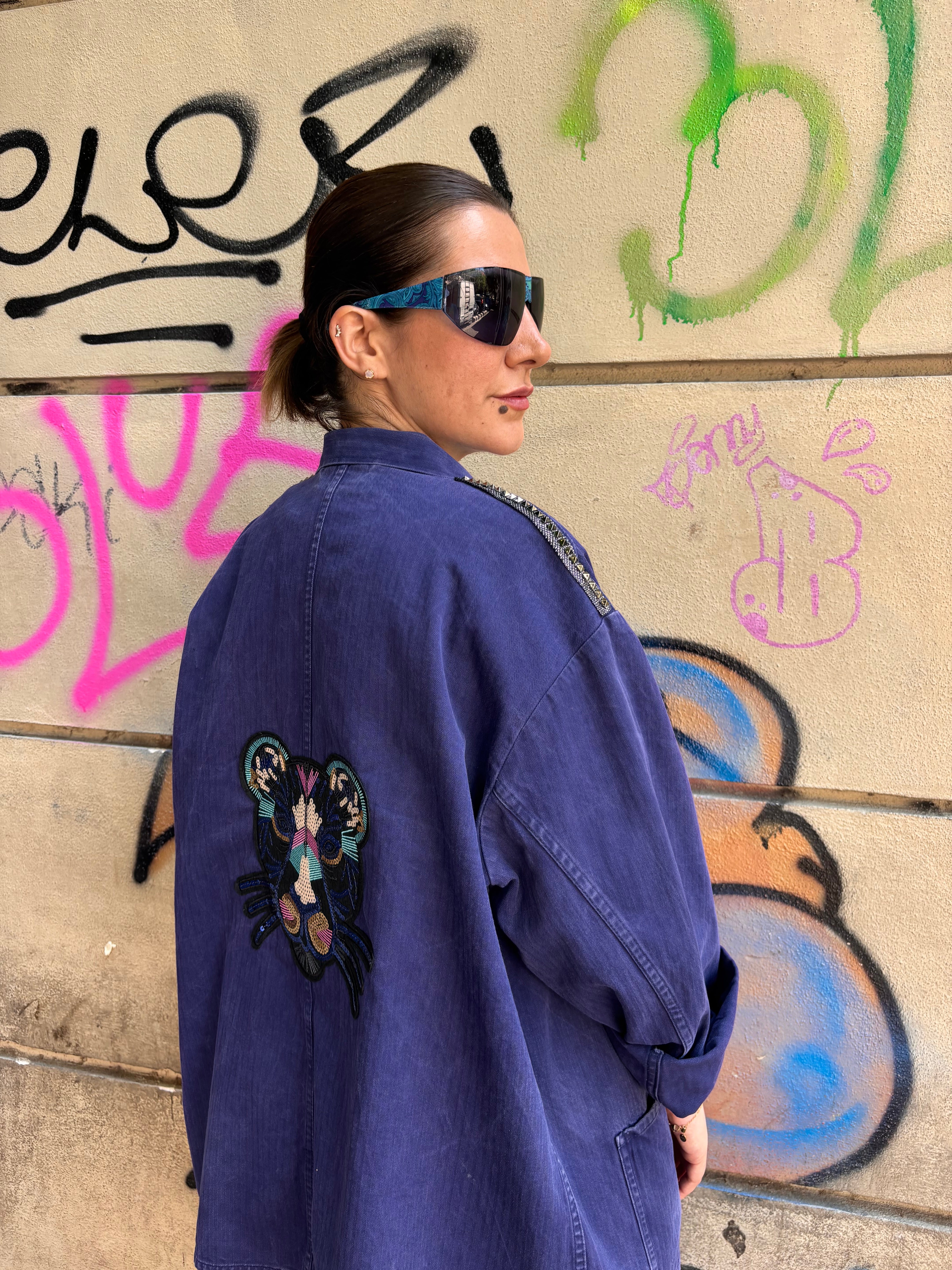 GIACCA BLU PANTHER