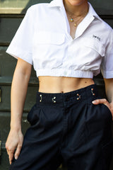 PANTALONE CARGO BLU