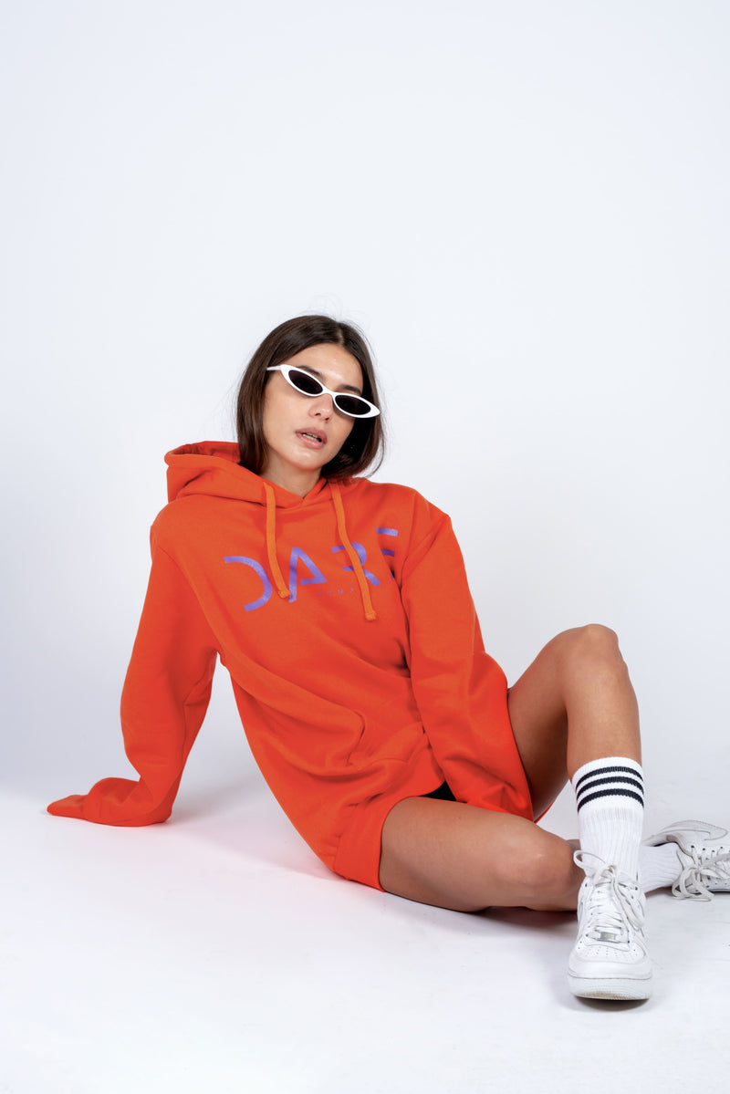 Felpa con cappuccio con logo DARE