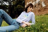 TROPICAL-LILAC CREWNECK SWEATSHIRT
