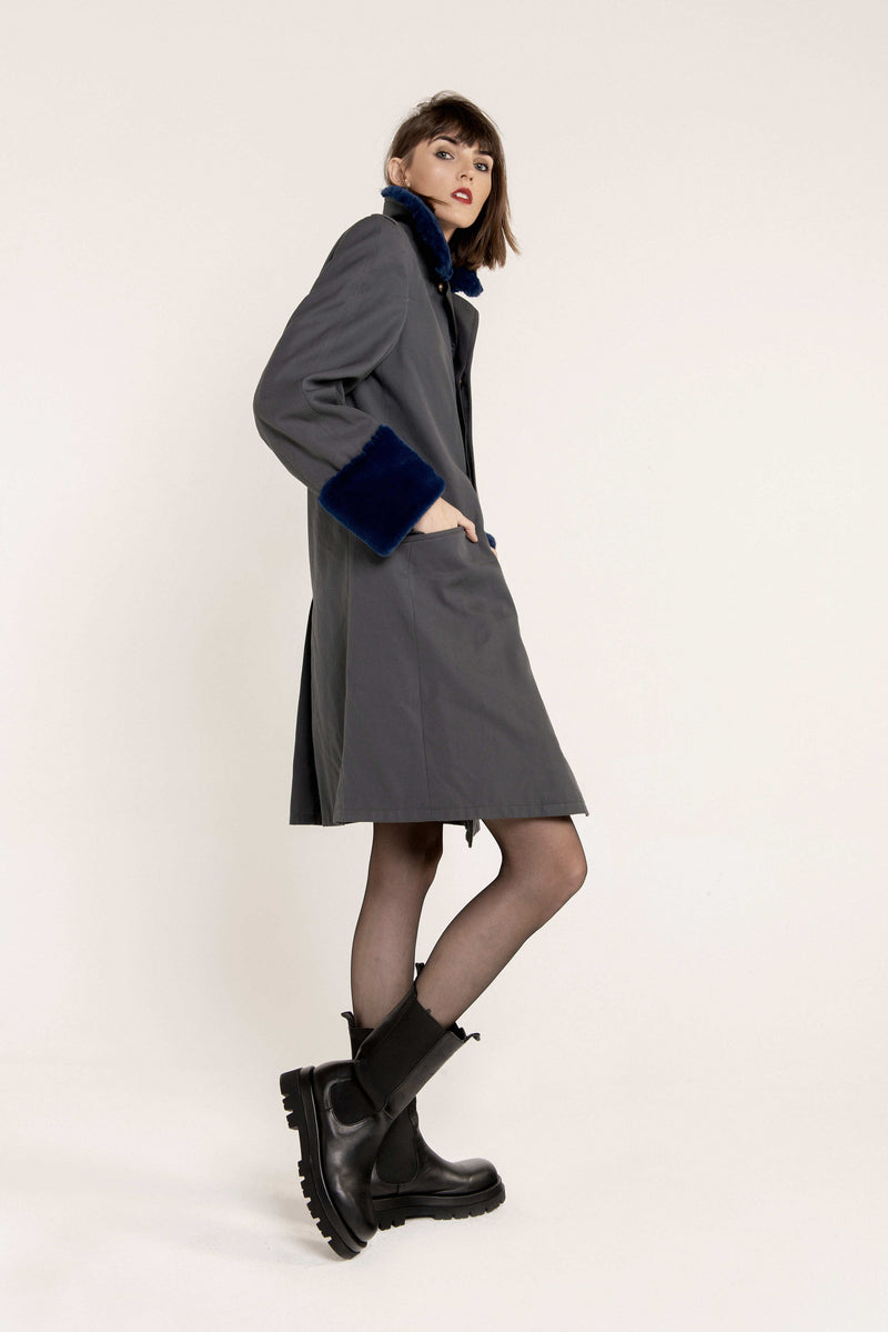CAPPOTTO  CON ECOPELLICCIA