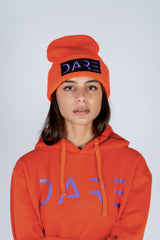 Beanie hat with DARE patch